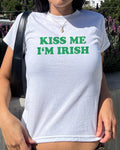 Kiss Me I'm Irish Baby Tee