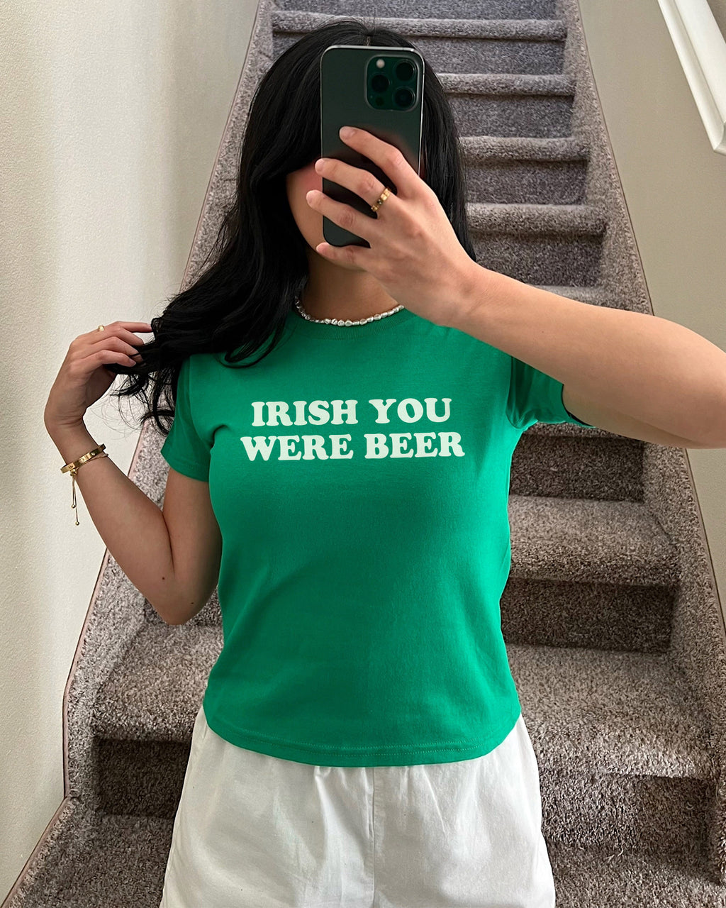 Irish You Were Beer Baby Tee