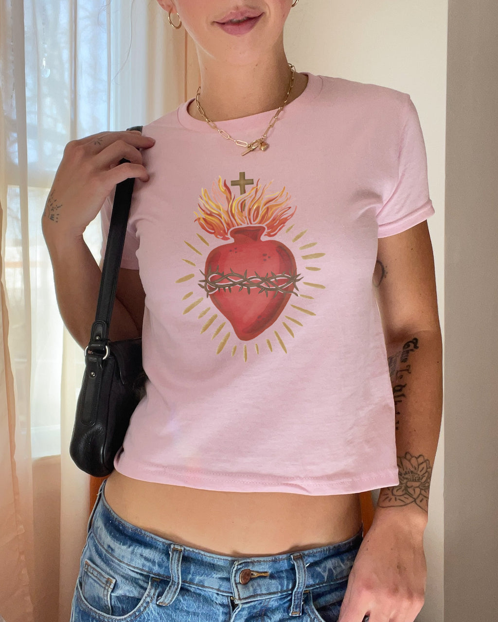 Sacred Heart Baby Tee